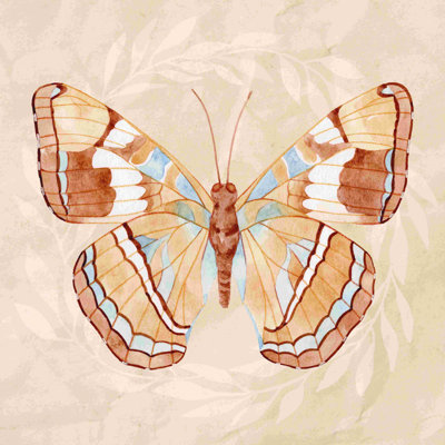 Boho papillon - peinture sur toile tendue
