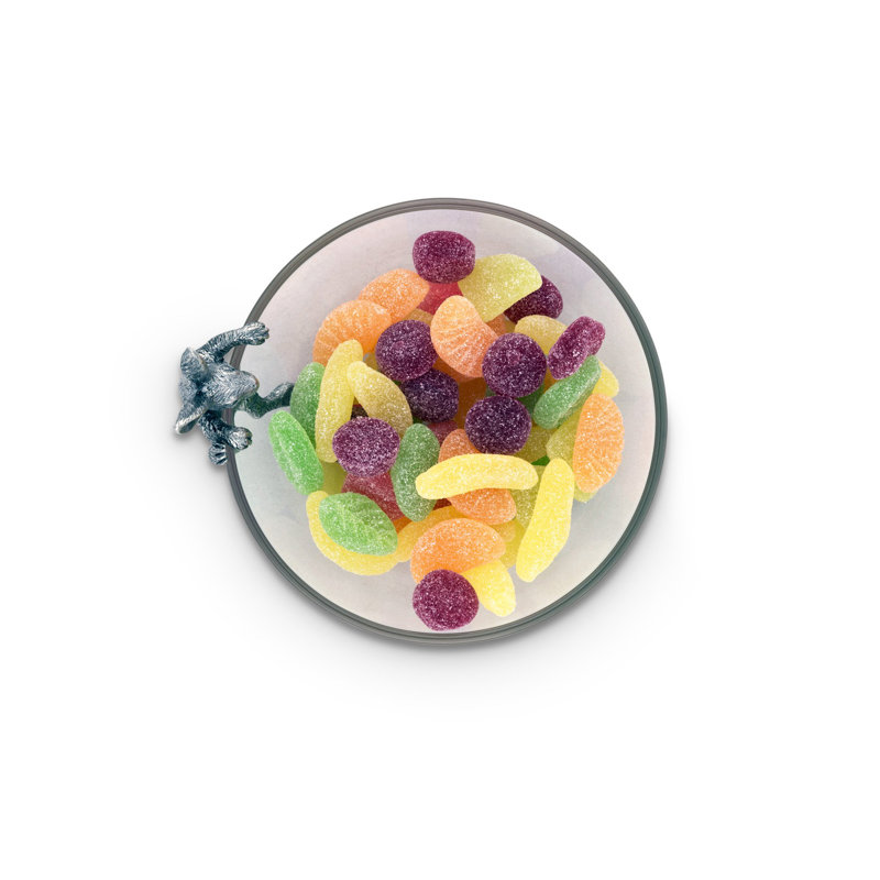 Garden Friends Glass Dessert Bowl