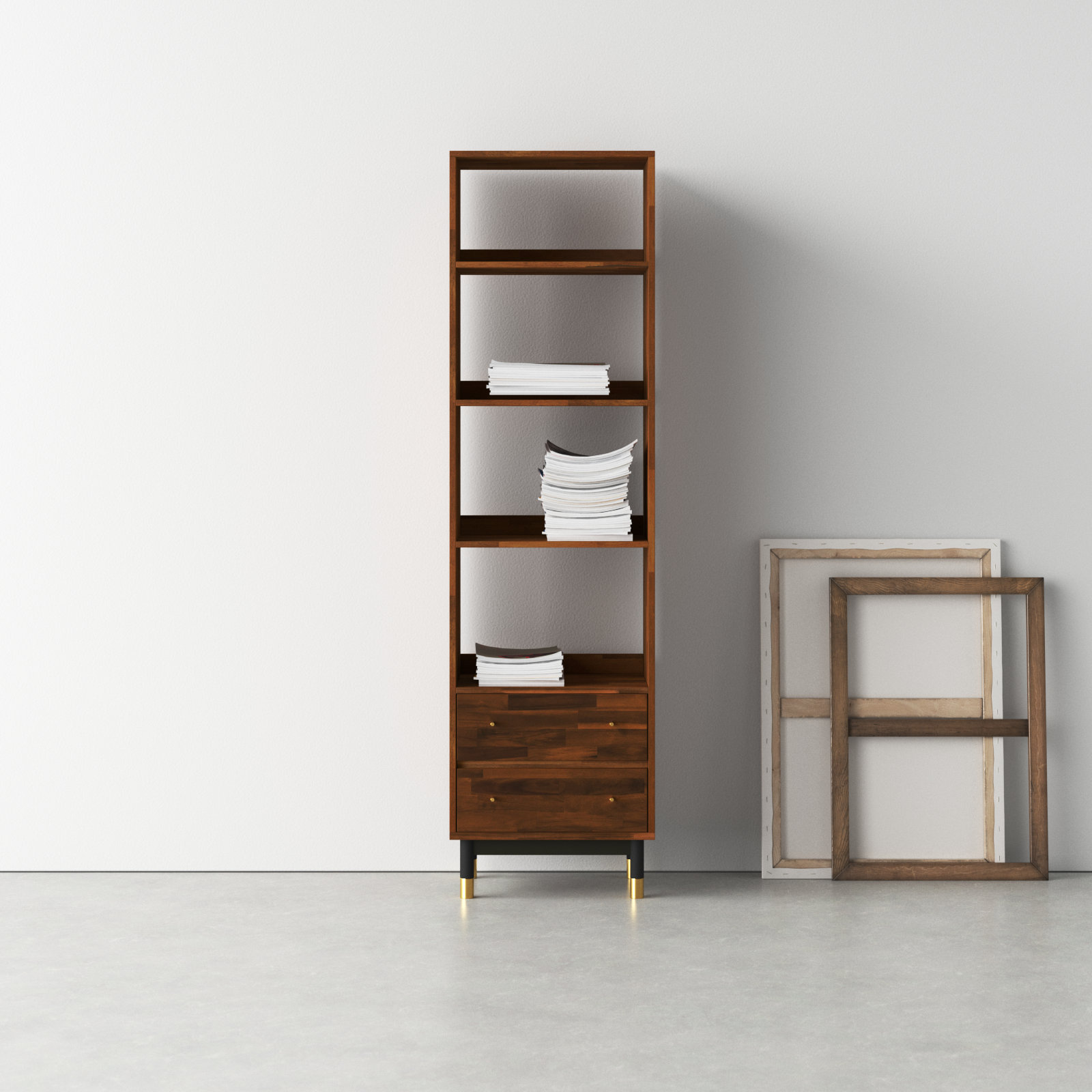 Dakota Narrow Bookcase
