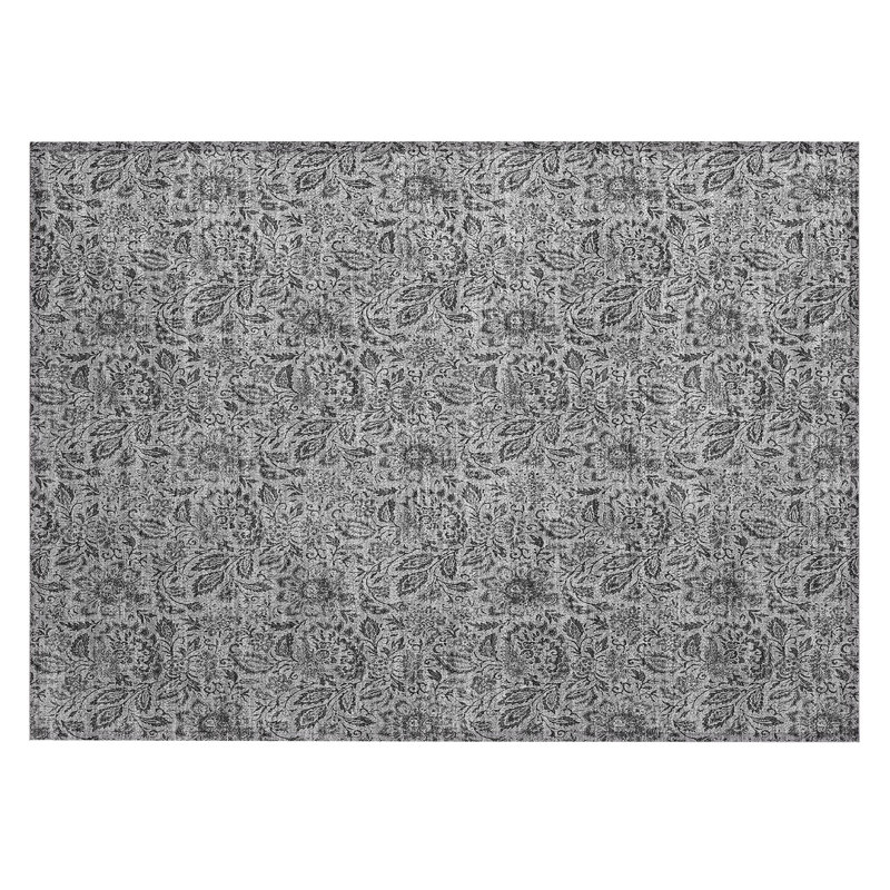 Fareham Washable Floral Indoor / Outdoor Rug, Rectangle 1'8" x 2'6"