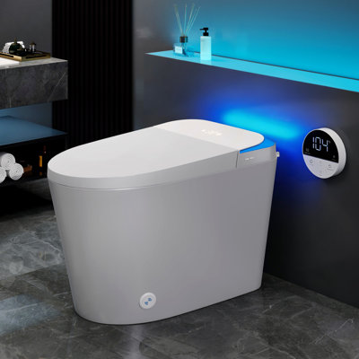 Toilette intelligente avec écran en mousse | Sans éclaboussures, bloquant les odeurs et autonettoyant