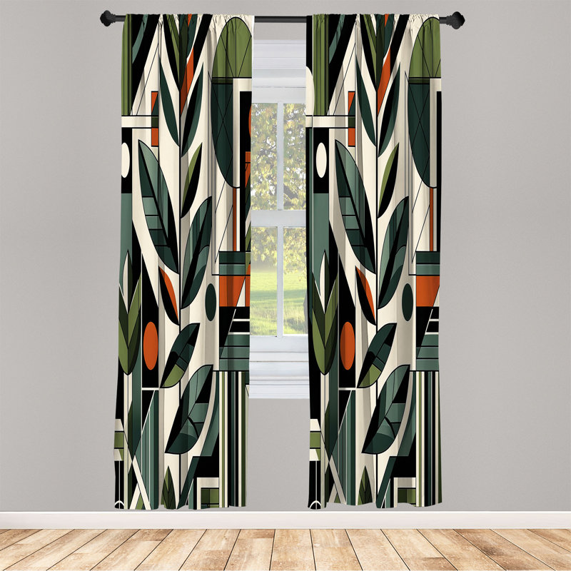Semi Sheer Curtain, 56" W x 95" L