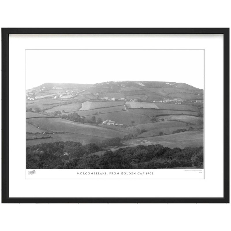 Morcombelake, From Golden Cap 1902 by Francis Frith - Single Picture Frame Print, 60cm H x 80cm W x 2.3cm D