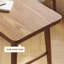 Bureau d'écriture en bois massif en L de couleur châtaignier clair-80621475-80621487