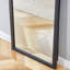 Miroir plein corps en bois, grand miroir sur pied