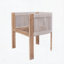Chaise de salle à manger d'extérieur en bois, ensemble de 2