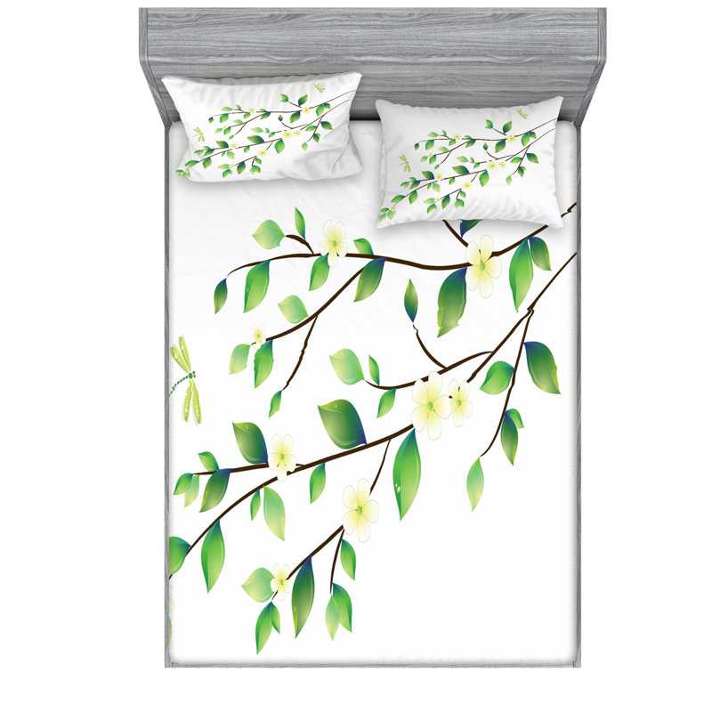 Microfiber Sheet Set, Full Sheet Set with Fitted Sheet