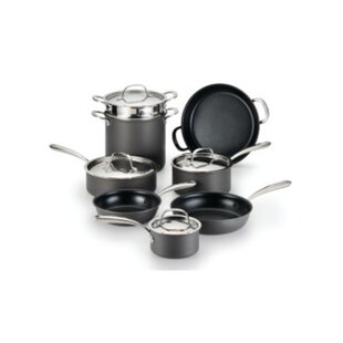 Lagostina 5-Ply Stainless-Steel Commercial Cookware Set, 13-Piece