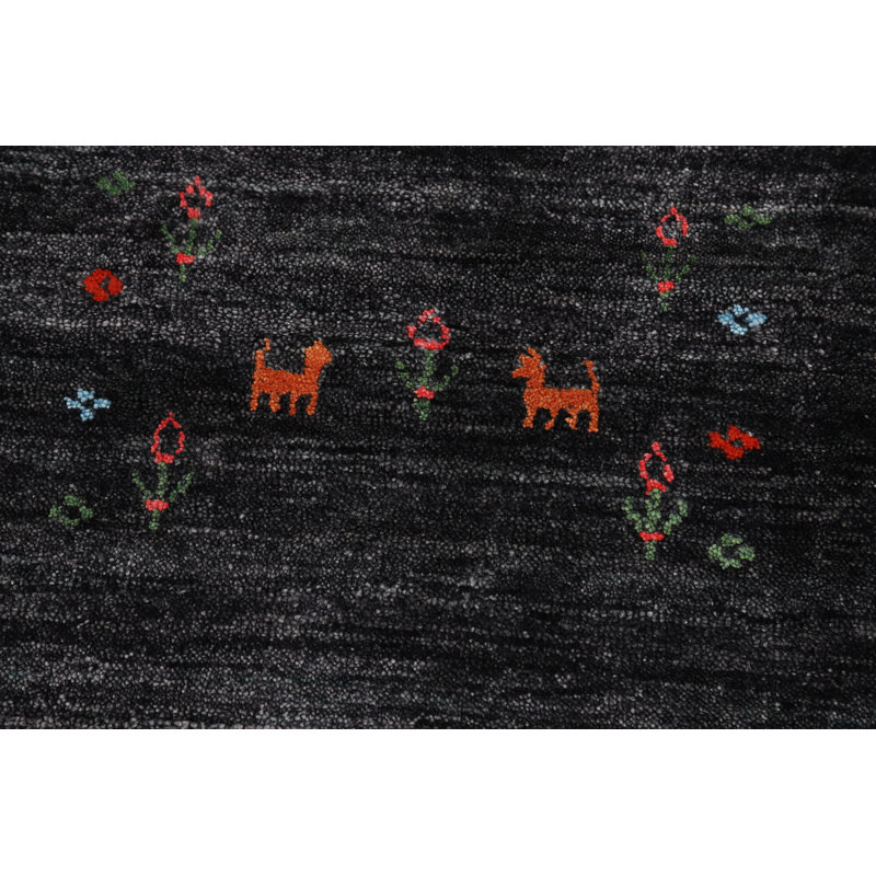 Handmade Gabbeh Oriental Area Rug 9x12