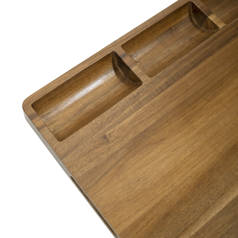 Viking 20-Inch Acacia Wood Reversible Butcher Block