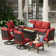 Tapasi 9 - Person Patio Conversation Set with Swivel Lounge Chairs & Optional Firepit Table