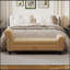 Banc de lit en velours capitonné avec rangement 64,5 po-2143219876