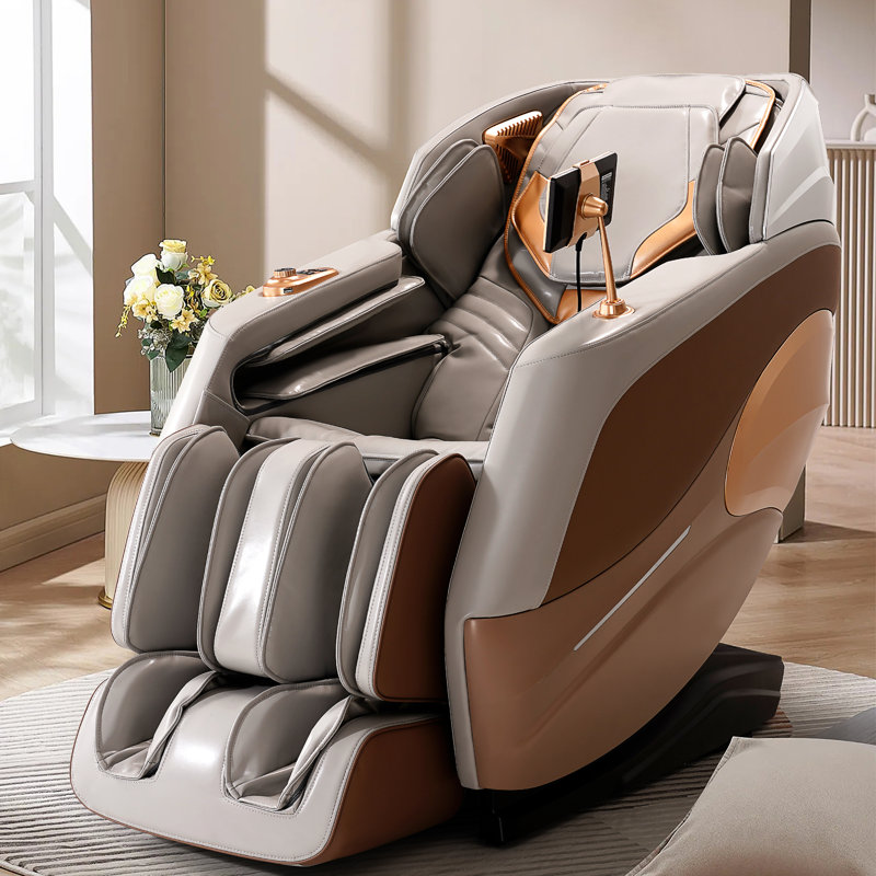 Larianna Dual SL-Track with 4D Zero Gravity Full Body Airbag Massage, Bluetooth Connectivity Foot Massage Yoga Stretch Massage Chair
