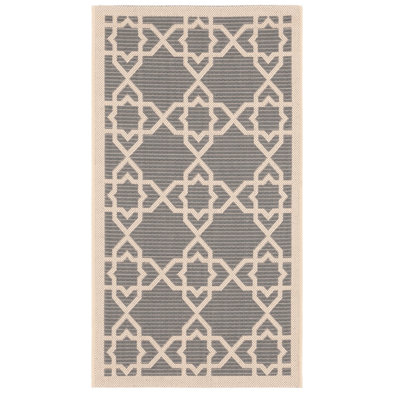 Courtyard Performance Geometric Indoor/Outdoor Area Rug, Rectangle 2' x 3'7"
