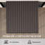 2.55m x 3m x 2.95m Metal Pergola