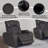 Wendell Dark Gray Microfiber Power Motion Recliner W/Storage