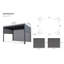 Blaiklee 3X 4 M Aluminium Pergola And 3 Side Walls