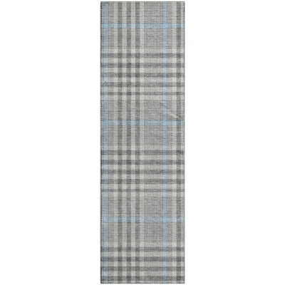 Premium Machine Washable Corry AMF1054 Plaid Rug