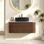 Meuble-lavabo cannelé avec armoire de rangement et tiroirs 36 po Avalon-133010641