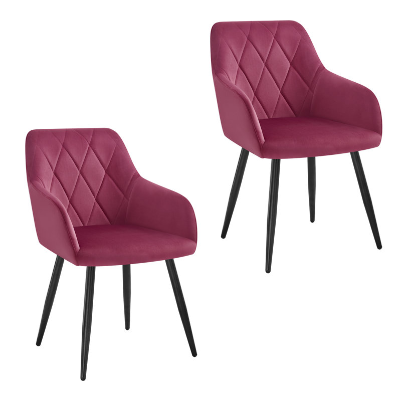 Alvion Upholstered Dining Chair, Burgundy
