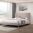 Modern Bed, Vireo Upholstered Platform Bed