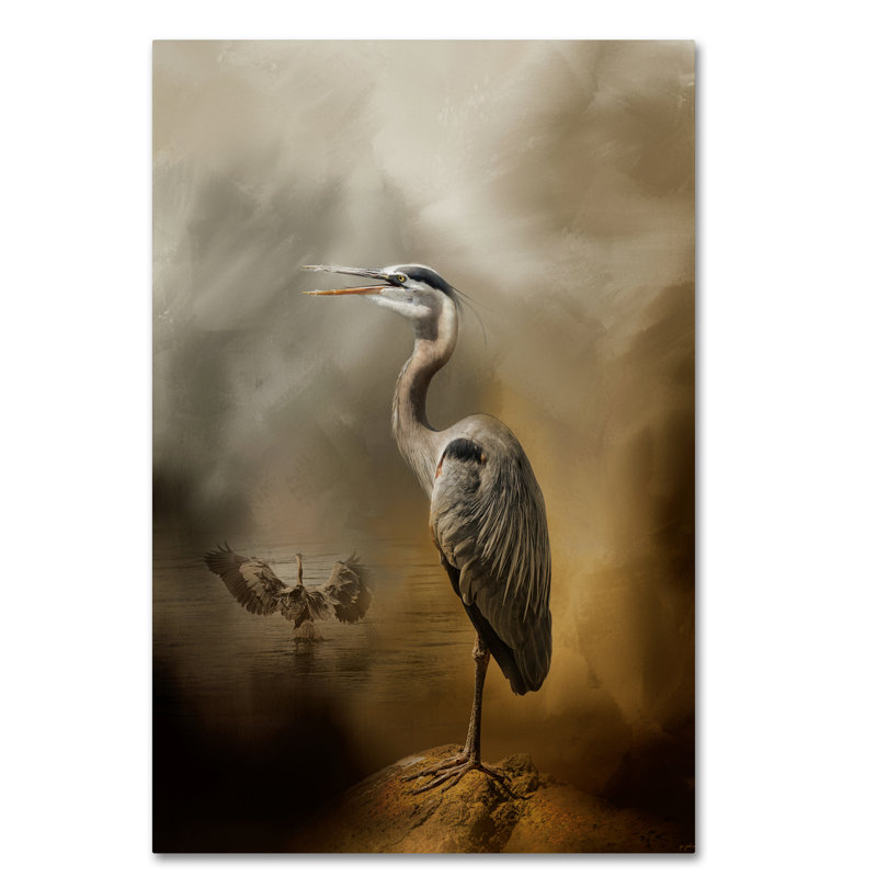 «An Encourageant Cheer», impression sur toile tendue Vidur, H 19 po x l 12 po