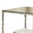 Saturn Glass Top End Table