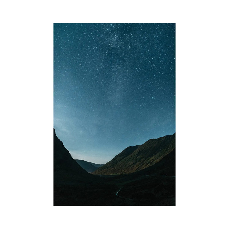 Star Light par Design Fabrikken - Toile tendue avec châssis sur toile tendue, H 12 po x l 8 po x P 0,75 po