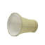 Abat-jour en lin de style candélabre H 4 po (attache) de couleur crème