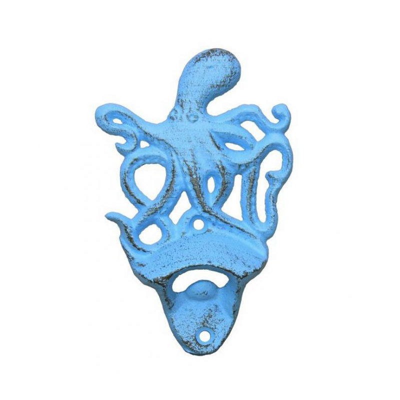 Ouvre-bouteille Faxon Octopus, Bleu foncé rustique