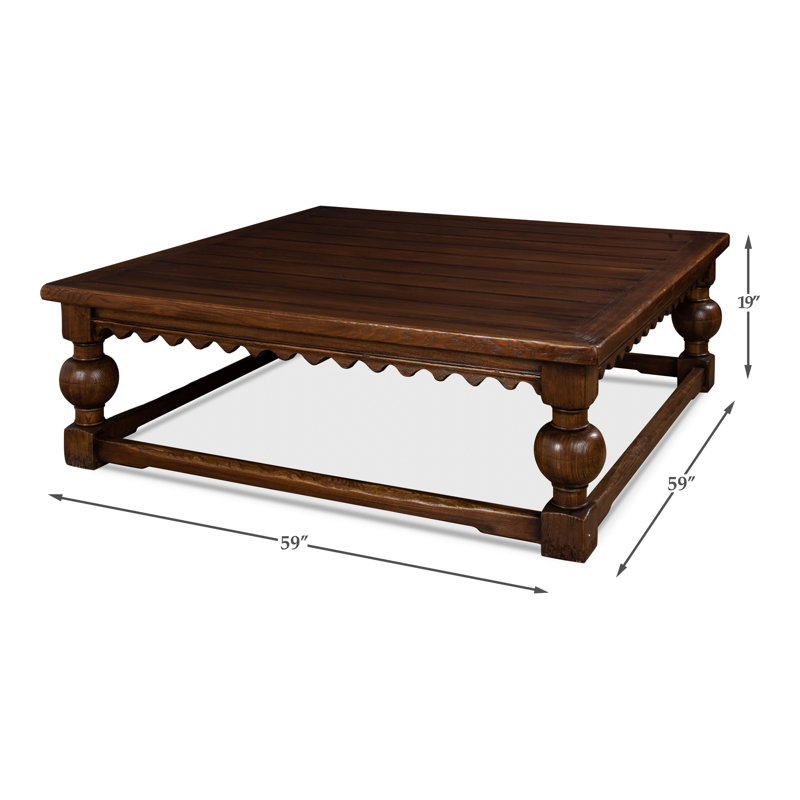 Mcmeans Solid Wood Coffee Table