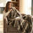 Alaskan Hawk Knitted Throw Blanket-639095926