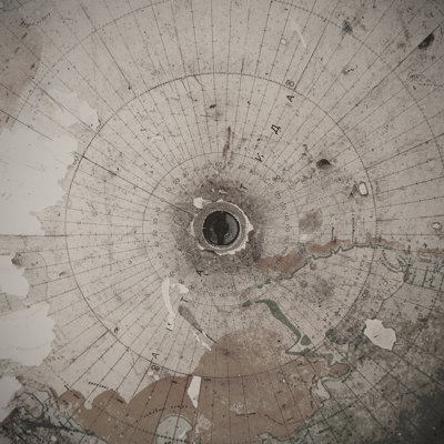 Carte du vieux monde - Photographie sur toile tendue