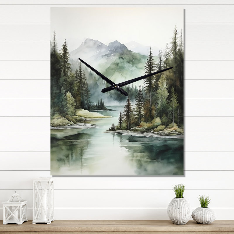 Citlally - Horloge murale Lake River, Petit