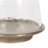 Campana Metal Candle Holder Set with Glass Cloche Design