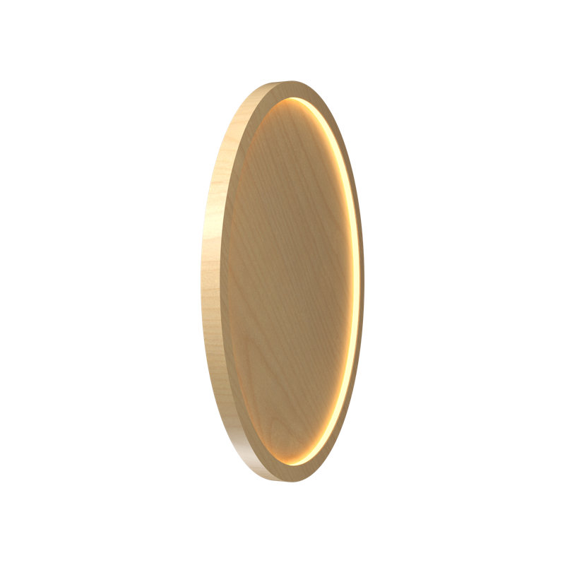 Naiá 1 - Light Flush Mount, Maple, 2.54" H x 13.46" W x 13.46" D