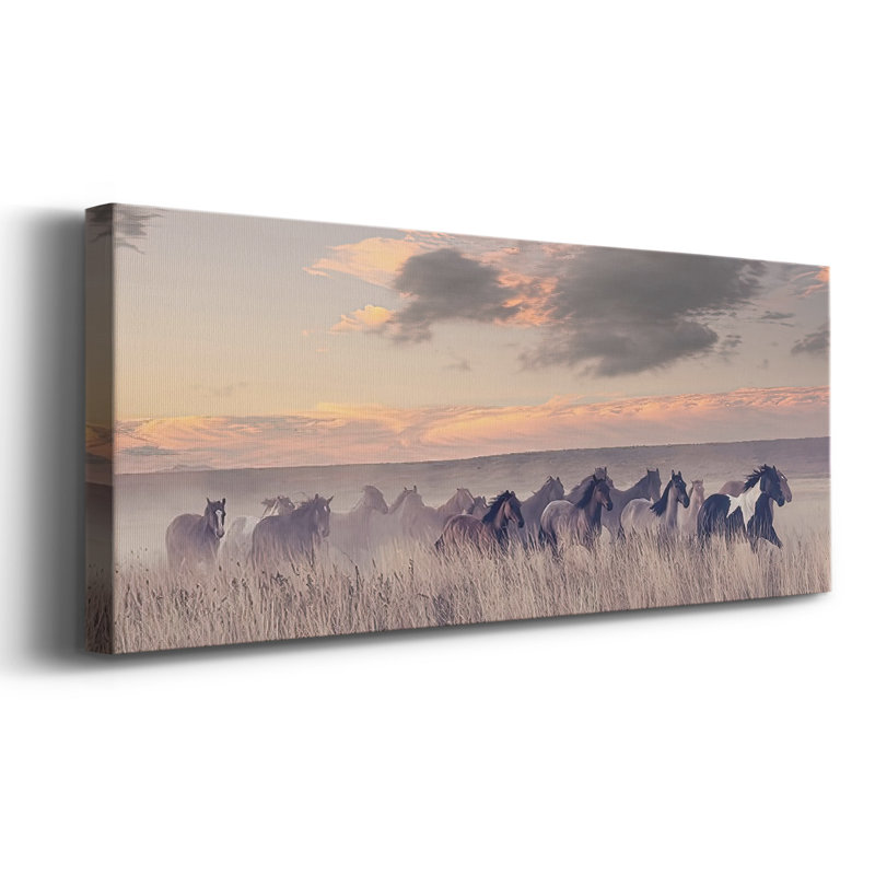 Wild and Free II-Gallery, toile tendue, H 8 po x l 20 po x P 1,5 po