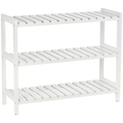 9 Pair Solid Wood Shoe Rack