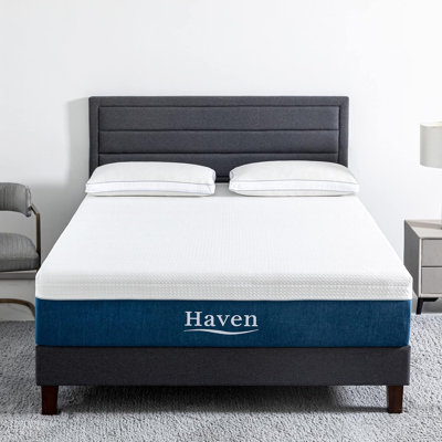 12 Inch Queen Mattress, Gel Memory Foam, Medium Firm, Grey