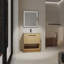 Meuble-lavabo autoportant avec lavabo en céramique et rangement pratique-113754379-113754378