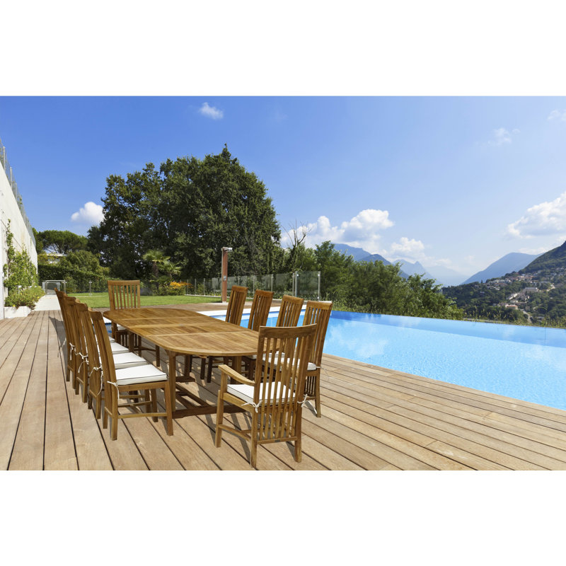 Ciel Outdoor Teak Dining Armchair