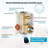 Rainfall Bathroom Shower System & Complete Combo, Wall Mounted - Solid Brass Pressure Balancing Valve, 8 Inch Rain Shower Head & Handle-119419600