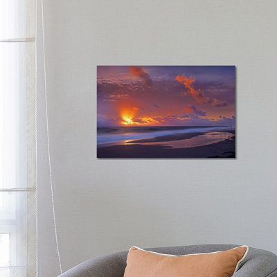 Mcarthur Beach At Sunrise, Florida by Tim Fitzharris - Wrapped Canvas Print