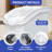 Airtight Rolling Food Storage Container with Transparent Lid & Wide Opening (Commercial Grade PP/PC)