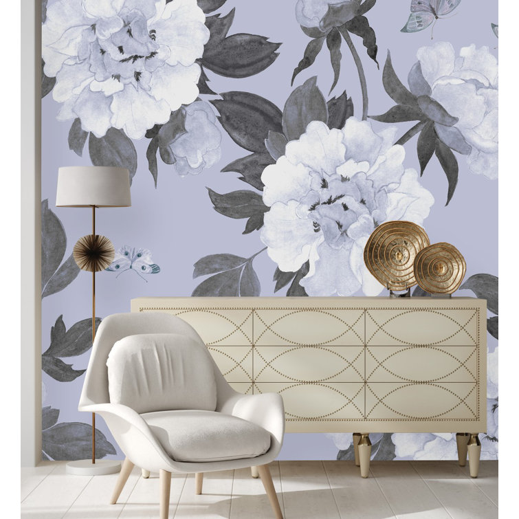 Red Barrel Studio® Ketlin Floral Wallpaper - Wayfair Canada