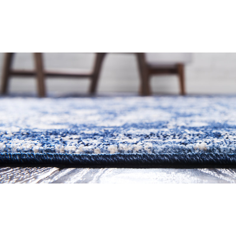 Tapis bleu Godina, Rectangle 10 pi x 14 pi 1 po