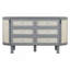 Lit escamotable double avec rangement caché et motif tissé moderne, gris-462096255-462096254