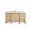 Chêne Elizabeth 60 po X P 22 po Meuble-lavabo simple en D-109589241