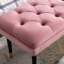 Repose-pieds capitonné en velours-805044303