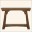 Console en bois derrière le canapé, petite table d'entrée à 2 niveaux avec rangement, canapé-lit Farmhouse étroit pour le couloir, le salon